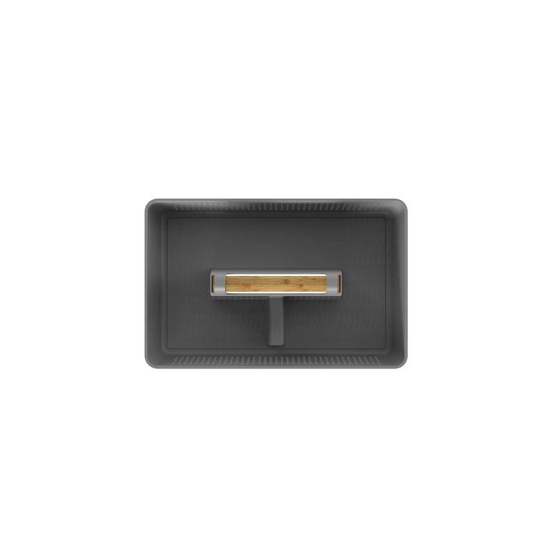 Cesto Multiuso Flow Fechado Martiplast Ou - Chumbo