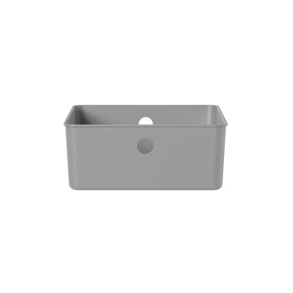Cesto Organizador Flow 27x22x9cm Martiplast Ou- Chumbo