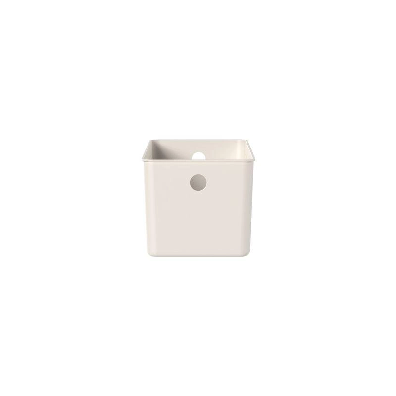 Cesto Organizador Flow 34x15x13cm Fechado Martiplast Ou - Bege