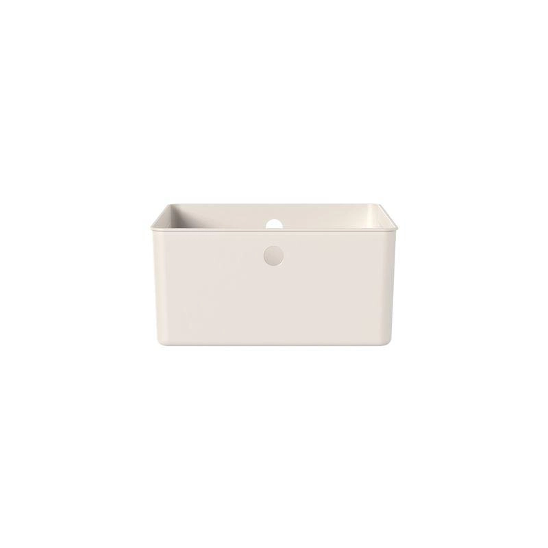 Cesto Organizador Flow 34x27cm Fechado Martiplast Ou - Bege