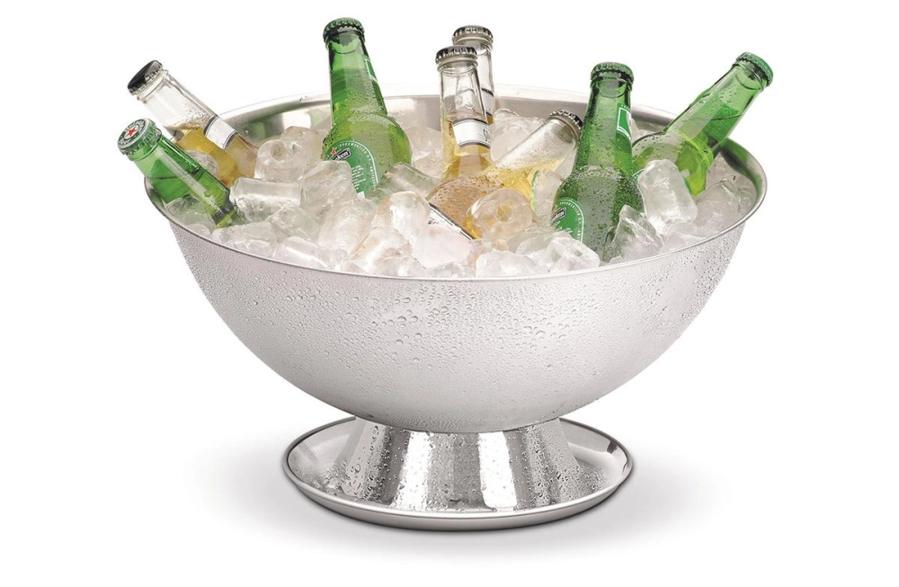 Champanheira redonda em inox com base coletora de condensados 12,2 L - Forma