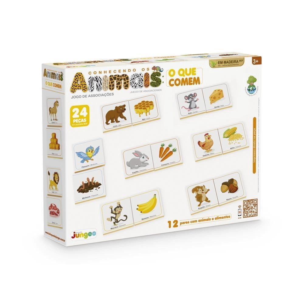 Conhecendo os animais: o que comem - Junges