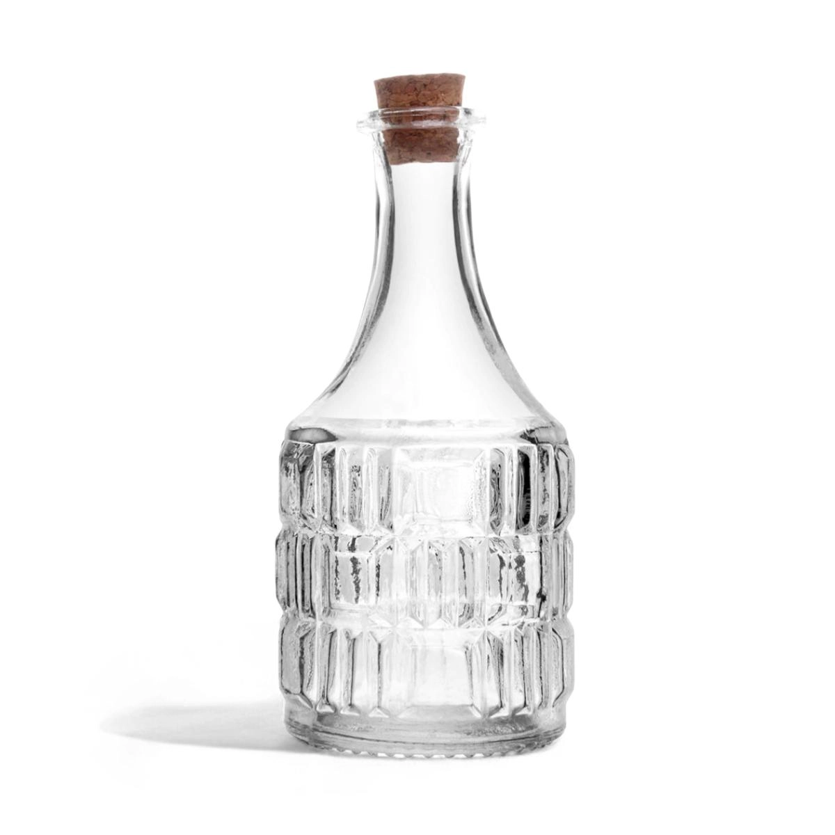 Conj 2 Garrafas Azeite 180ml Vidro C/ Suporte Madeira Lyor Design