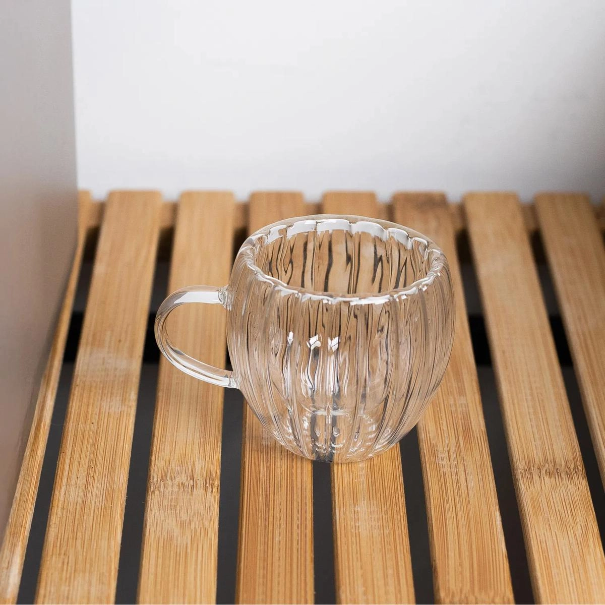 CONJ 2 XICARAS CAFE 5891 CLASSIC 80ML PAREDE DUPLA BOROSSILICATO LYOR DESIGN