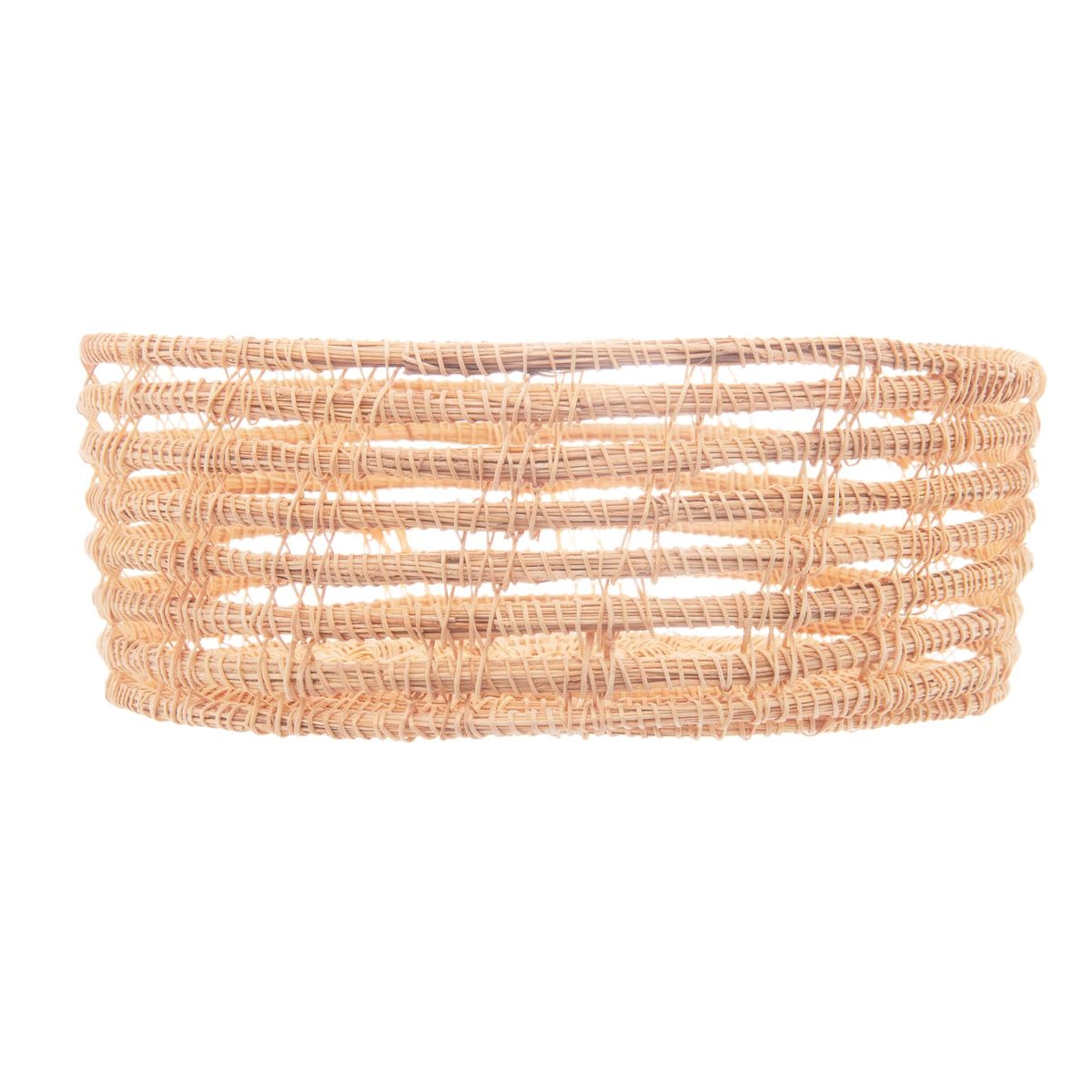 Conj 3 Cestas Redonda 5479 Palm Fibra Natural Lyor Design