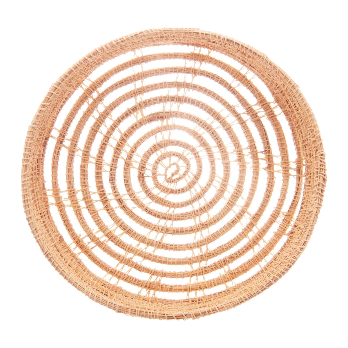 Conj 3 Cestas Redonda 5479 Palm Fibra Natural Lyor Design