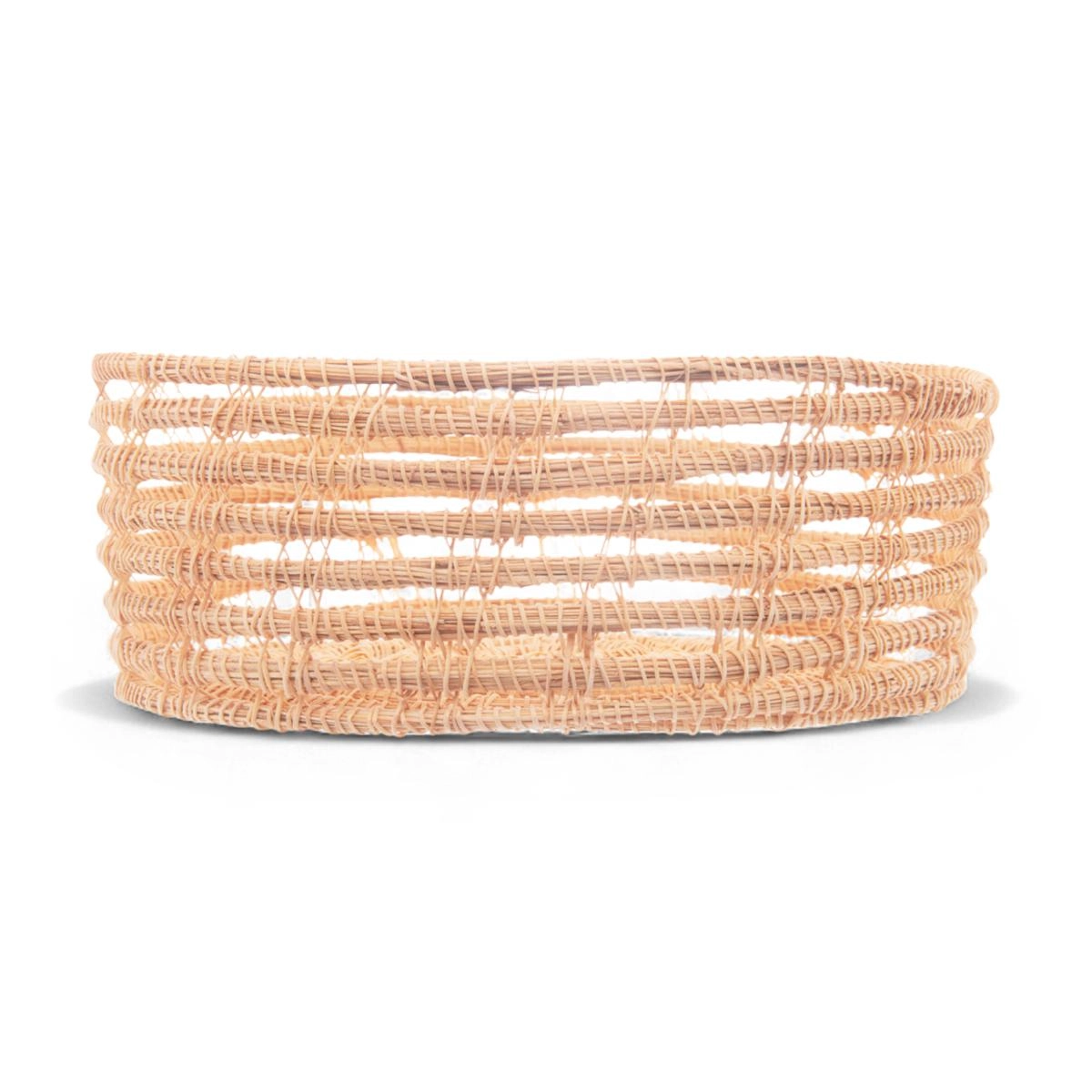 Conj 3 Cestas Redonda 5479 Palm Fibra Natural Lyor Design