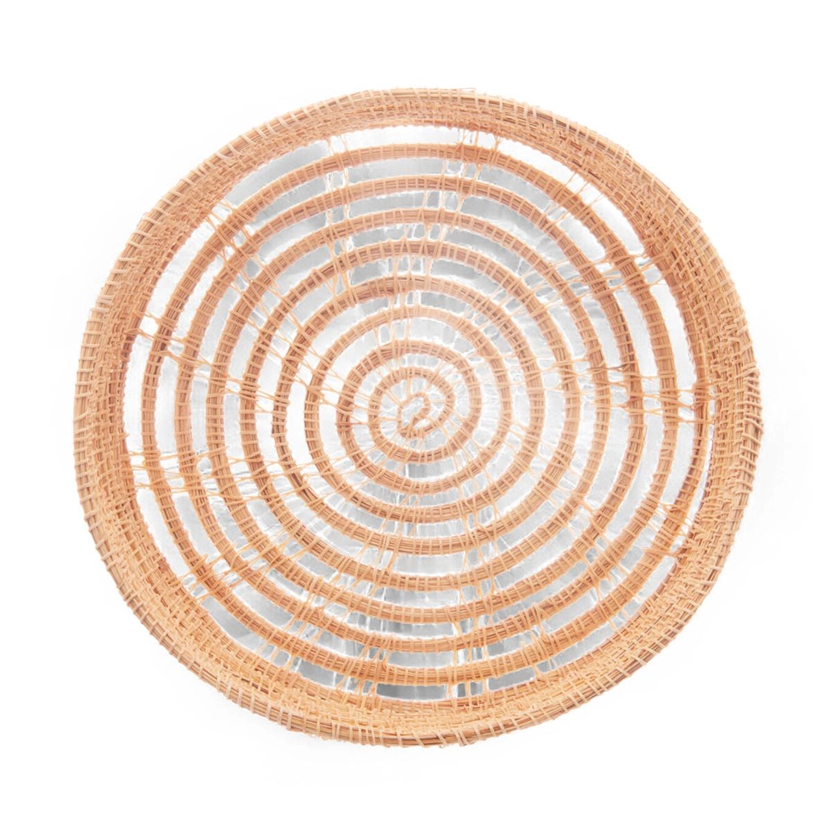 Conj 3 Cestas Redonda 5479 Palm Fibra Natural Lyor Design