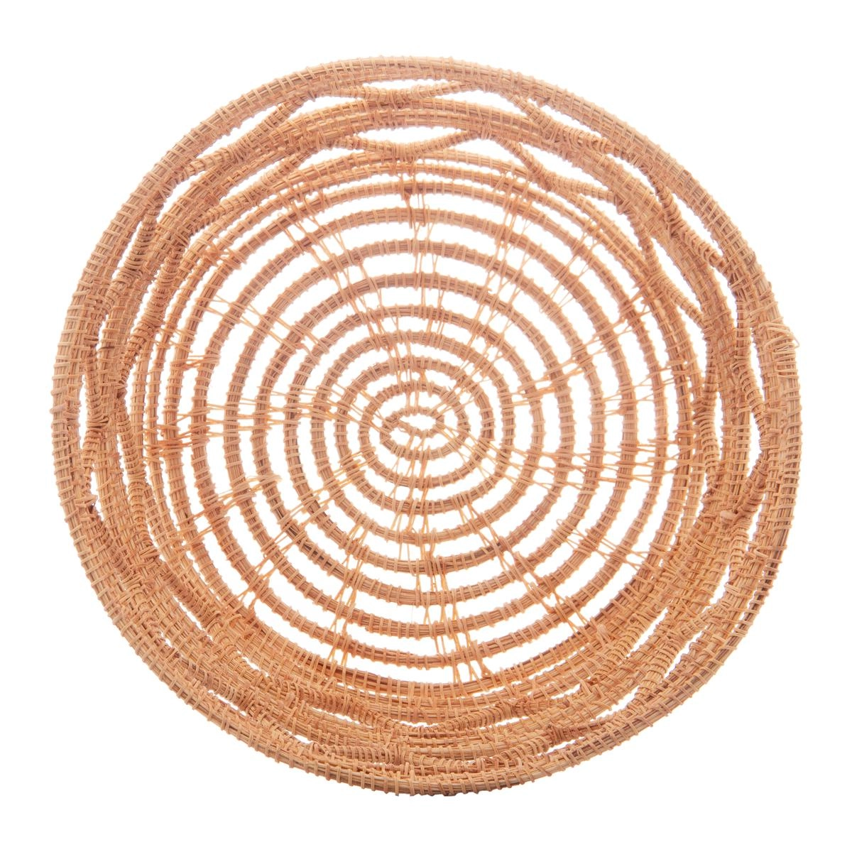 Conj 3 Cestas Redonda 5482 Palm Fibra Natural Lyor Design