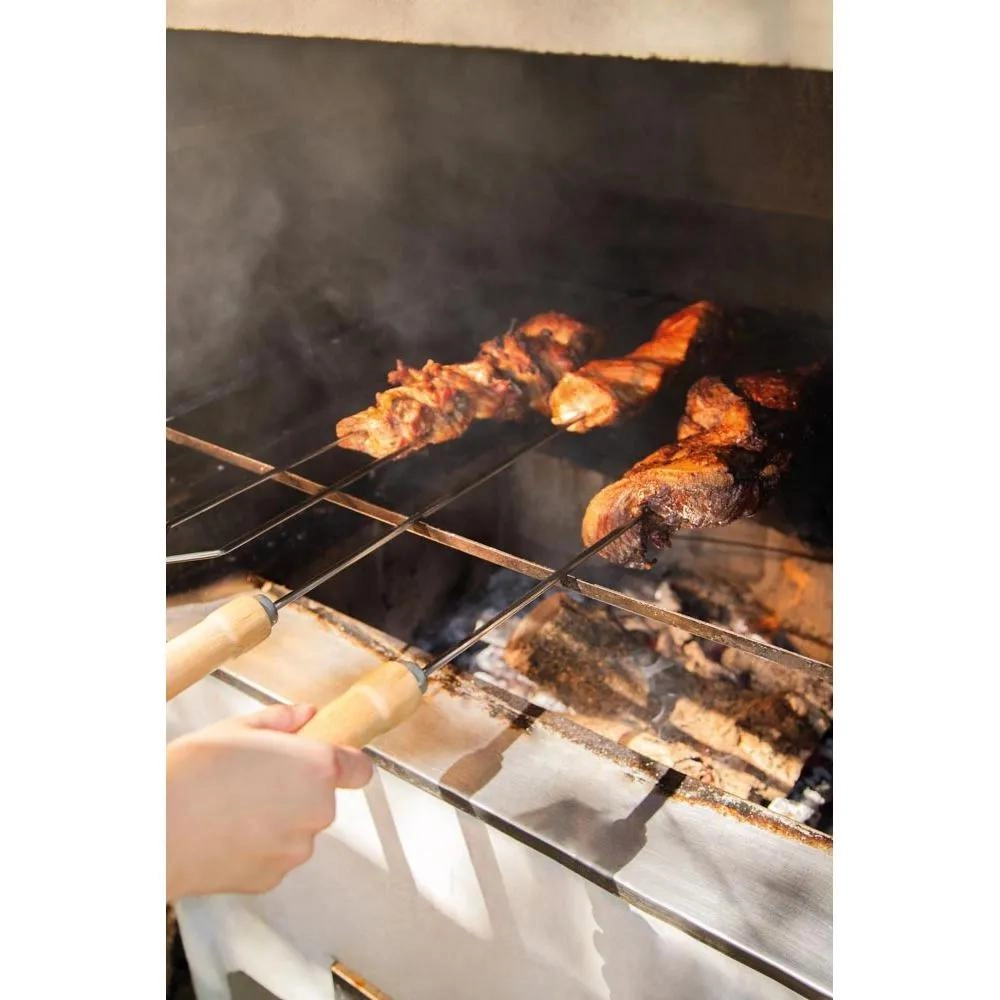 CONJ 3 ESPETOS 3304 ACO 85CM MOR