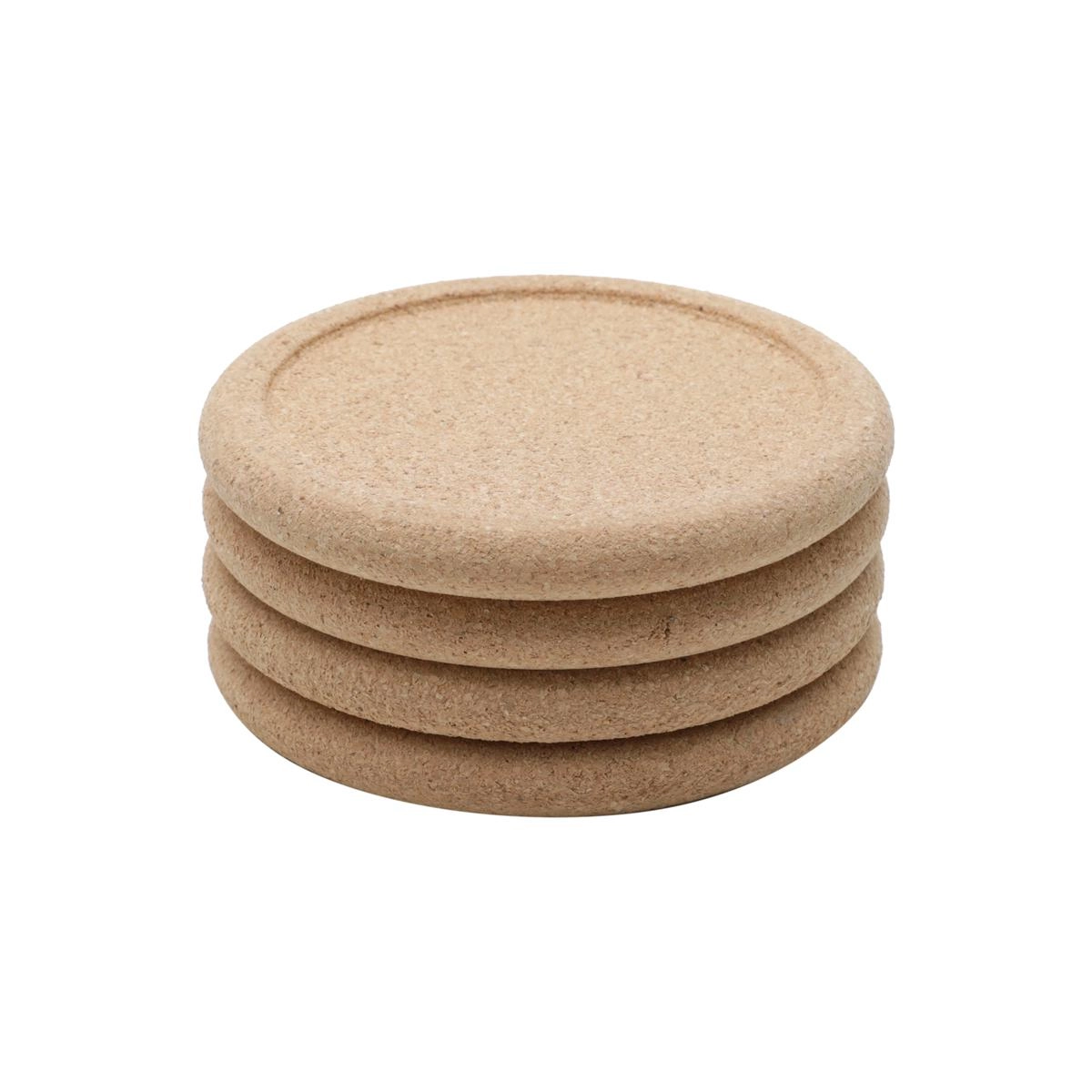 CONJ 4 PORTA COPOS 27599 CORTICA 10CM ROJEMAC