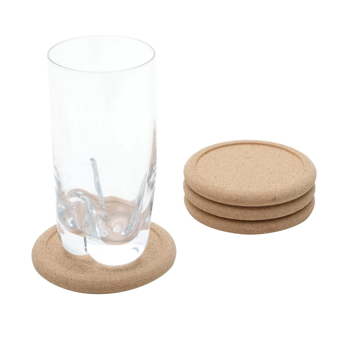 CONJ 4 PORTA COPOS 27599 CORTICA 10CM ROJEMAC