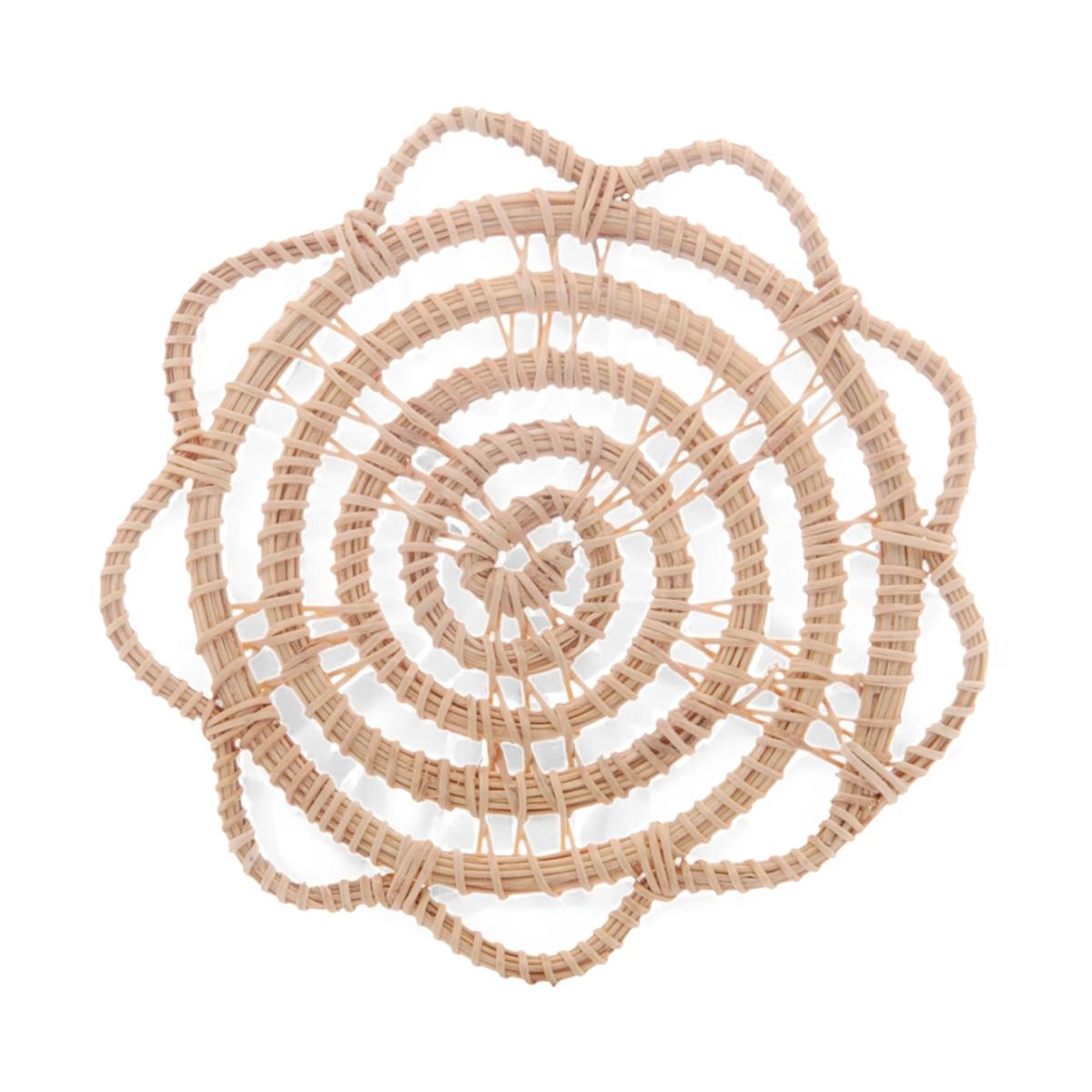 Conj 4 Porta Copos Fibra Natural 10cm Lyor Design