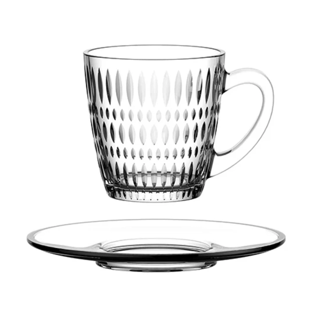 CONJ 4 XICARAS CAFE 31482 PALATINO 90ML C/ PIRES CRISTAL ECOLOGICO FULLFIT