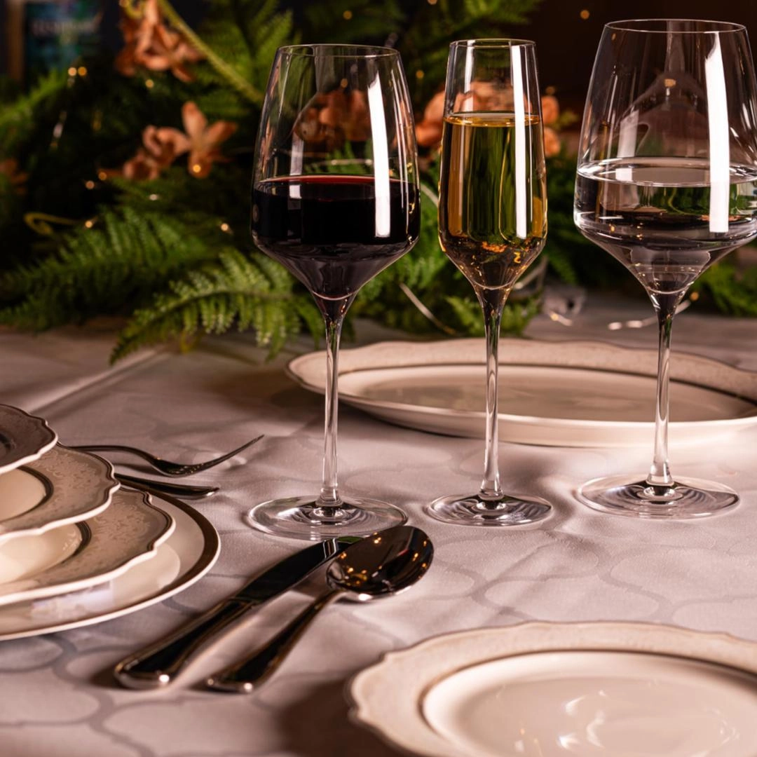 Conj 6 Tacas Champanhe Eleganza 188ml Cristal Fullfit