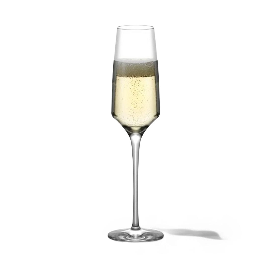 Conj 6 Tacas Champanhe Eleganza 188ml Cristal Fullfit