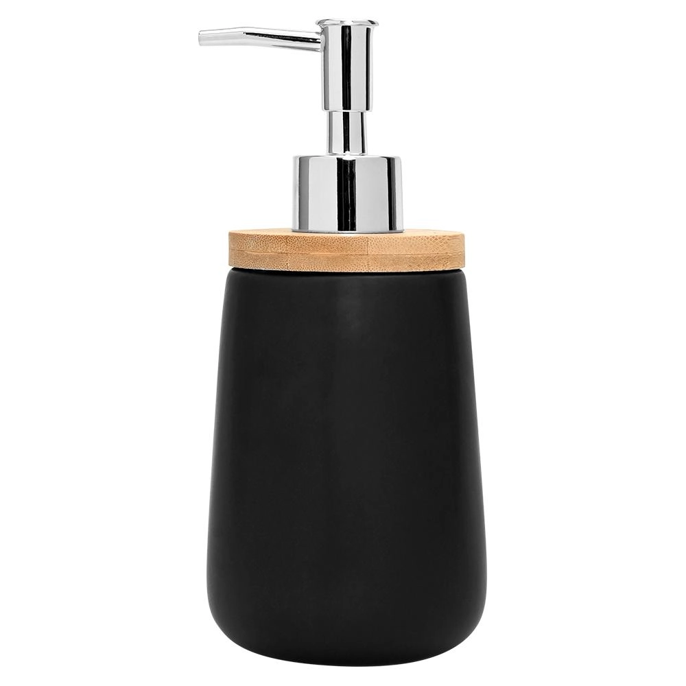 Conj Banheiro Bambu Black 2pcs Mimo Style