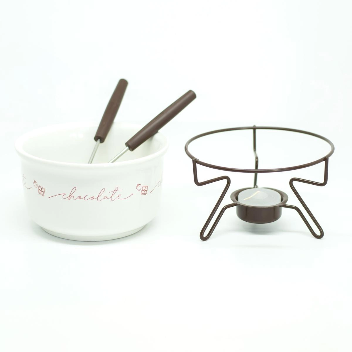 CONJ FONDUE 1975 CHOCOLATE 5PCS FORMA