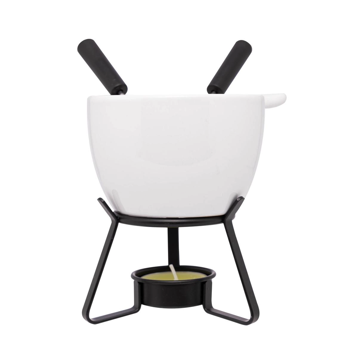 Conj Fondue Bariloche 4pcs 250ml Lyor Design - Branco 