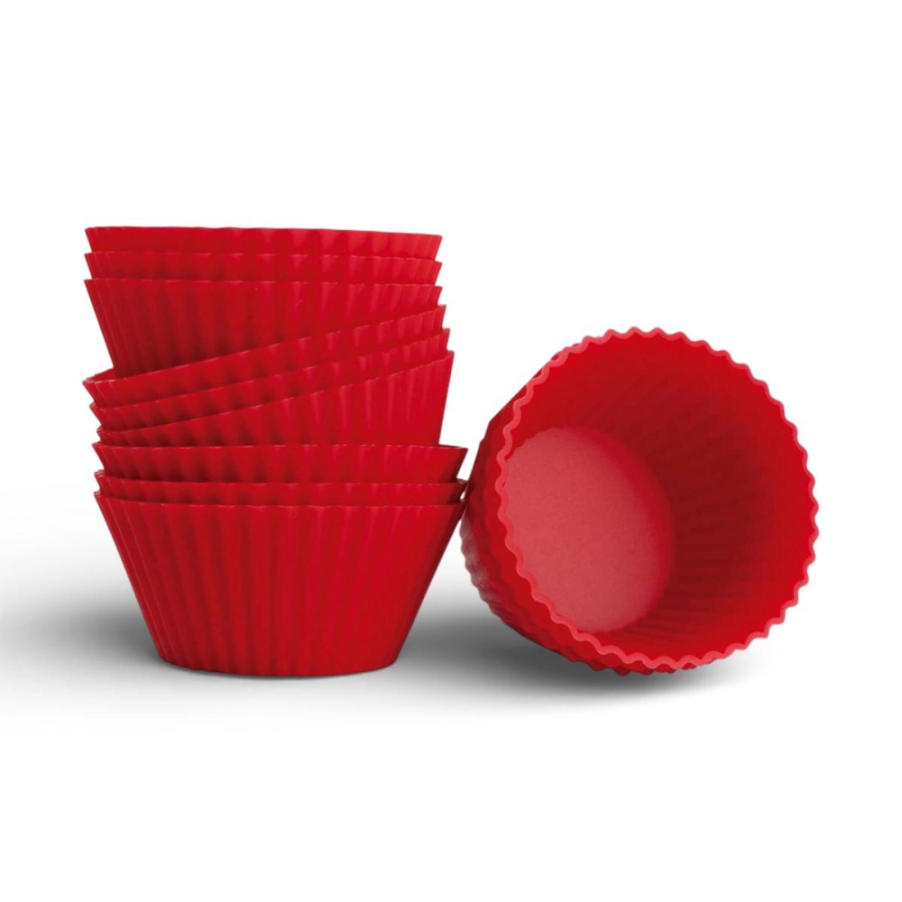 Conj Forminhas 8511 Cupcake/Muffins 12pcs Silicone Mor