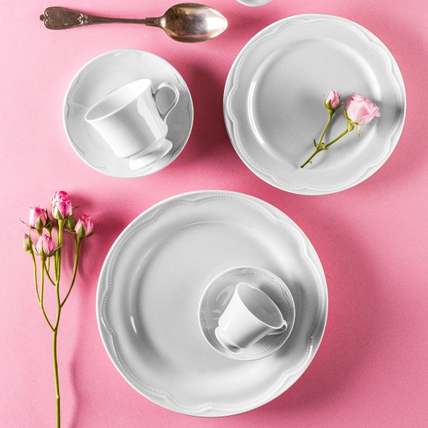 CONJ JANTAR 30PCS COTTAGE BRANCO GERMER