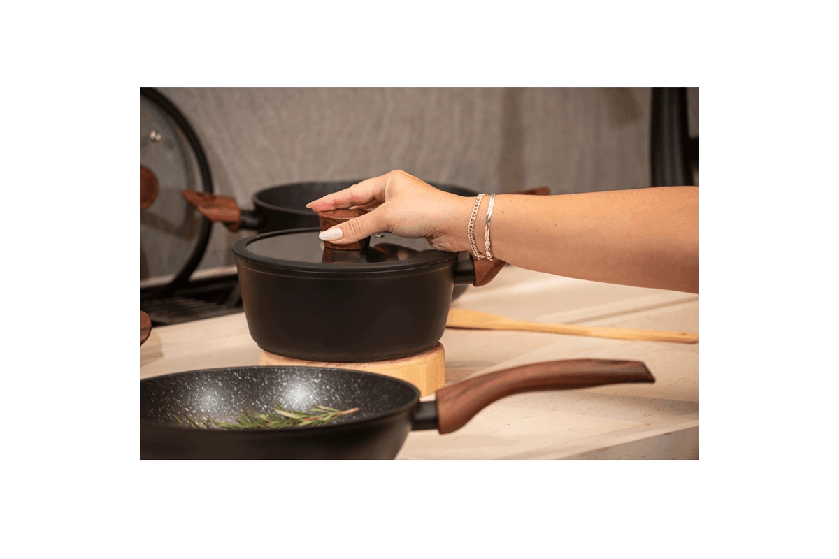 CONJ PANELAS 4814/103 C.L 6PCS SIRIUS INDUCAO PRETO BRINOX