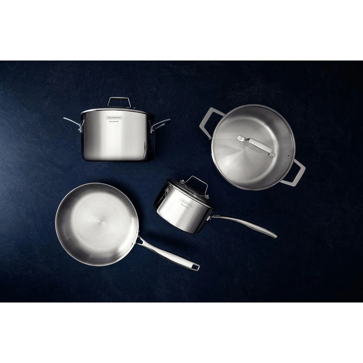 CONJ PANELAS 65140/004 GRANO 4PCS INOX TP VIDRO TRAMONTINA