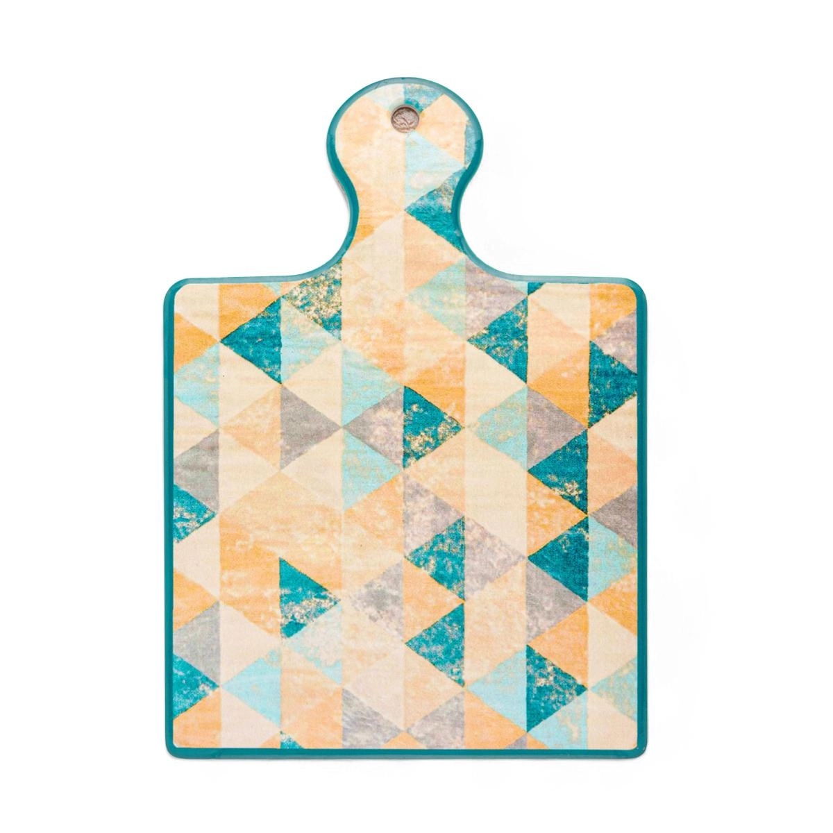 Conjunto para servir com tábua e faca de cerâmica 2 peças prata - Lyor Design
