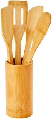 Conj Utensilios Bm1503 Bamboo 5pcs Mimo Style