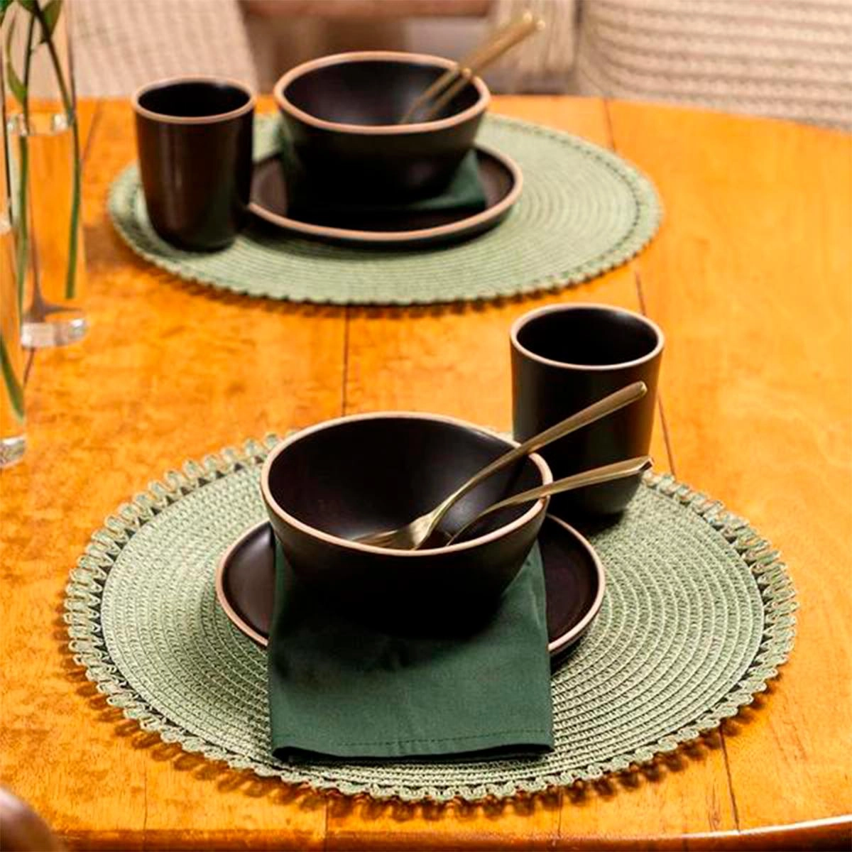 Conjunto com 4 guardanapos Floresta 45x45 cm - Copa e Cia