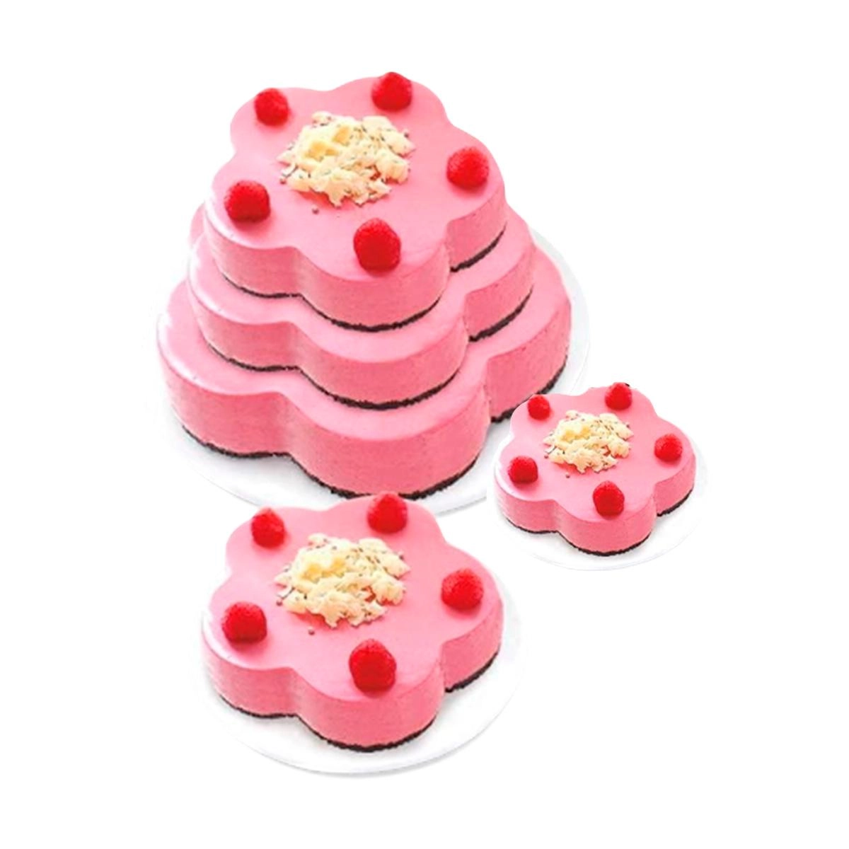 Conjunto de 3 Aros para Bolo Flor Carol Yangzi