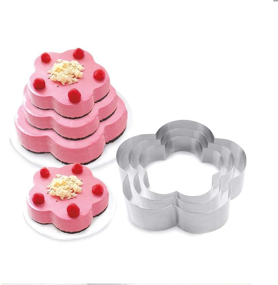 Conjunto de 3 Aros para Bolo Flor Carol Yangzi