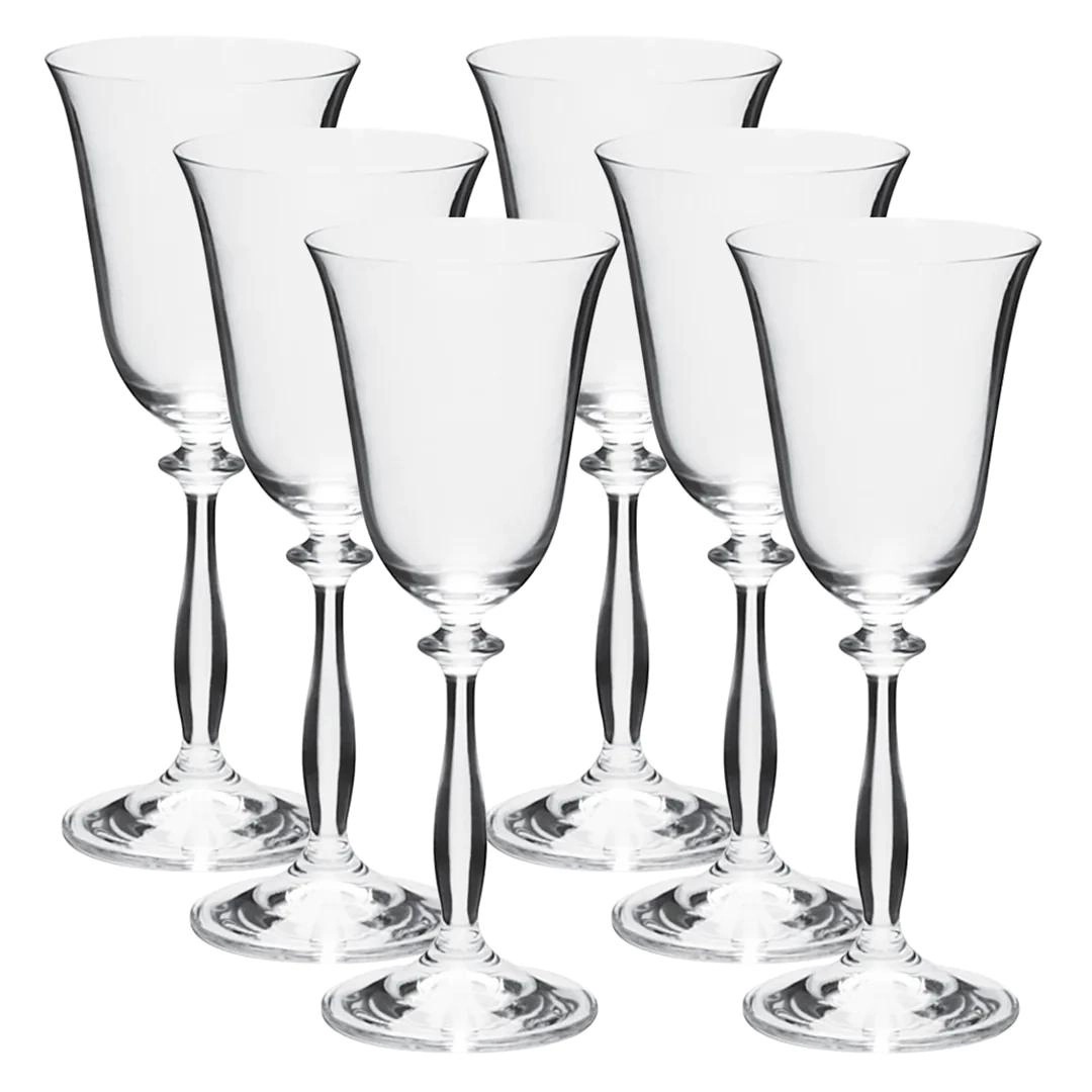 Conjunto de 6 Taças para Vinho Branco Angela 185 ml Full Fit 