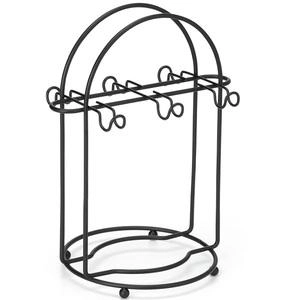 Conjunto de 6 Xicaras de Chá Palace com Pires e Suporte Arthi Germer