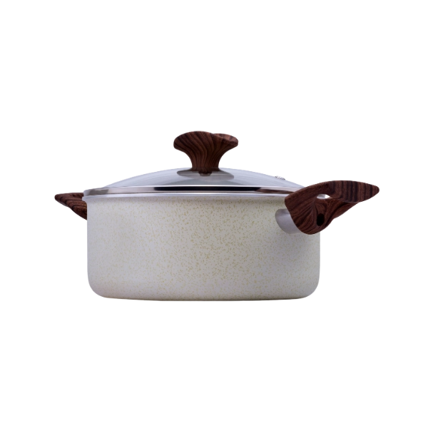 Conjunto de panelas bege Petra 5 peças - Multiflon