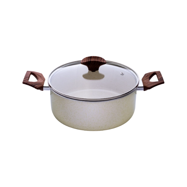 Conjunto de panelas bege Petra 5 peças - Multiflon