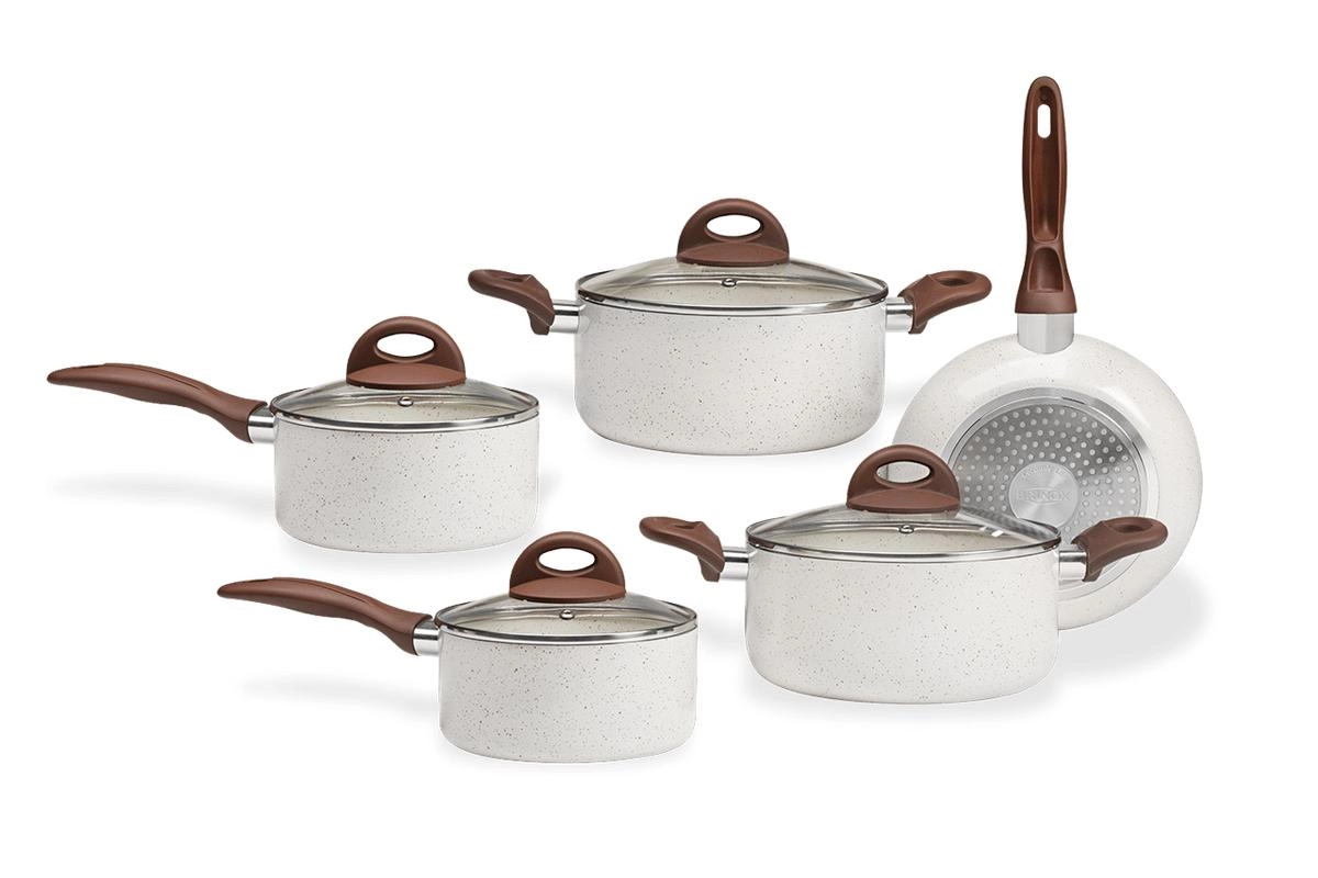 Conjunto de Panelas Ceramiclife Granada com Indução 5 Peças Brinox