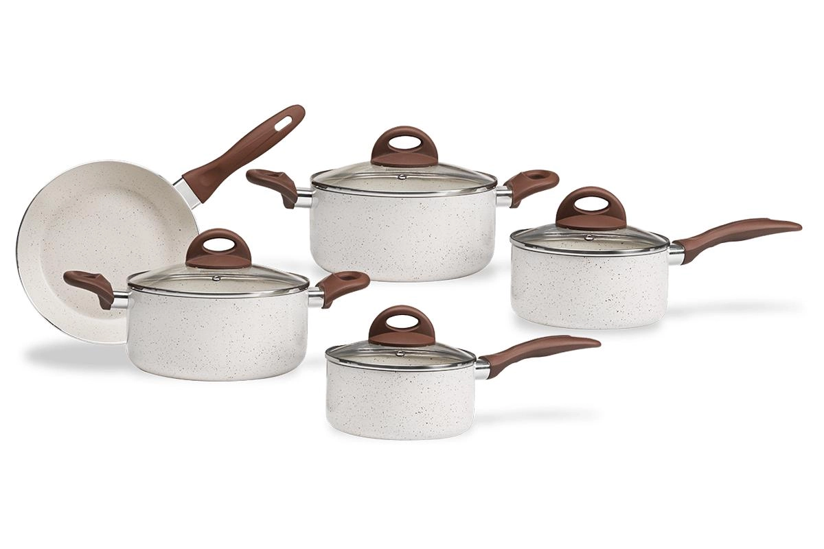 Conjunto de Panelas Ceramiclife Granada com Indução 5 Peças Brinox