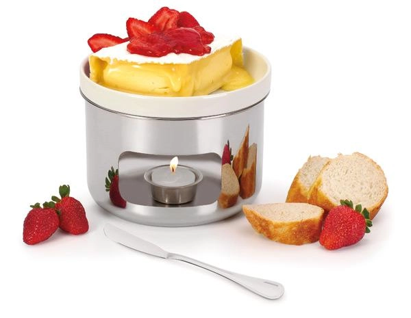 Conjunto Fondue Queijo Brie 4 Peças Forma