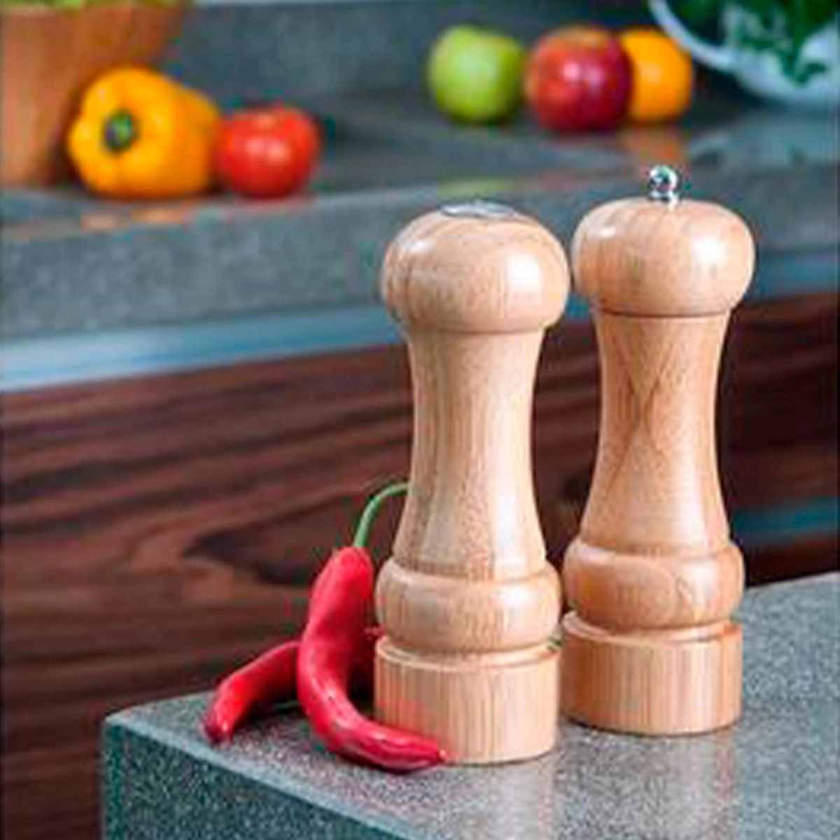 Conjunto moedor de pimenta e saleiro com 2 peças - Mor