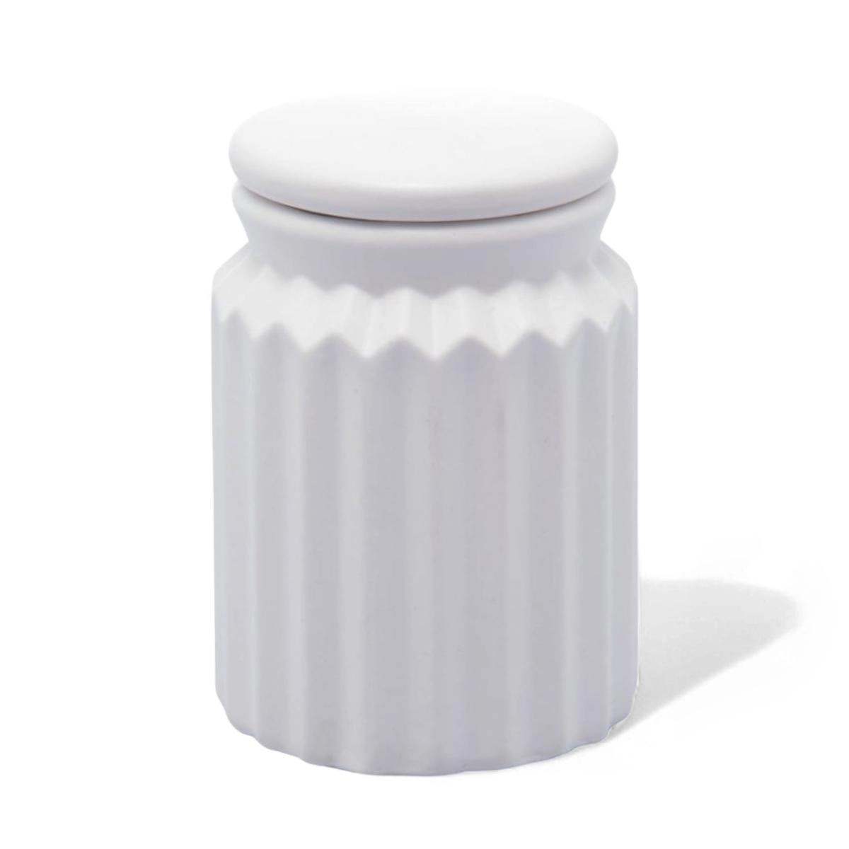 Conjunto para Banheiro Stripes 2 Peças de Cerâmica Lyor Design - Branco