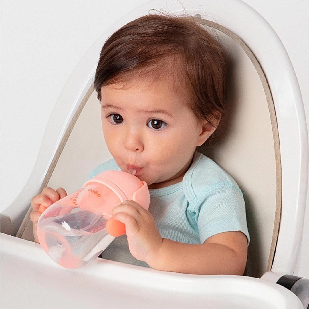 Copo Dino Com Alca 240ml Buba- Rosa