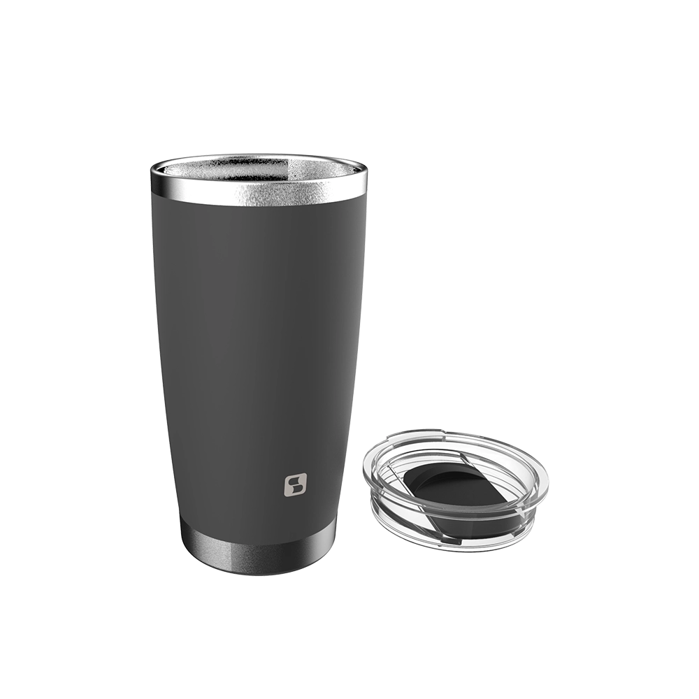 COPO TERMICO 0188 EVEREST 500ML CINZA C/ TAMPA SOPRANO