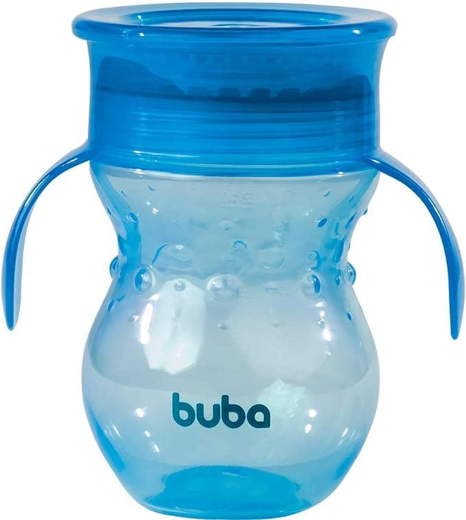 Copo Treinamento 360 Com Alca 250ml Buba- Azul