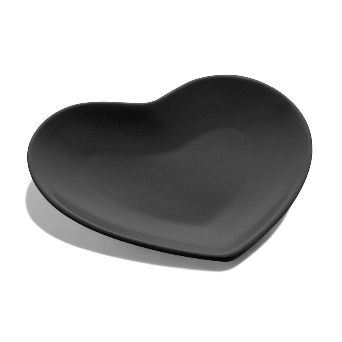 Coração Decorativo Heart Cerâmica 18 cm Lyor Design - Preto 