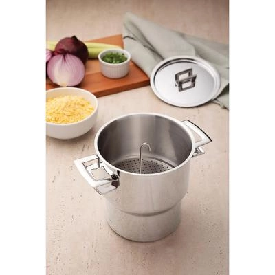 Cuscuzeira Brava 14cm 2,1Lts Inox Tramontina