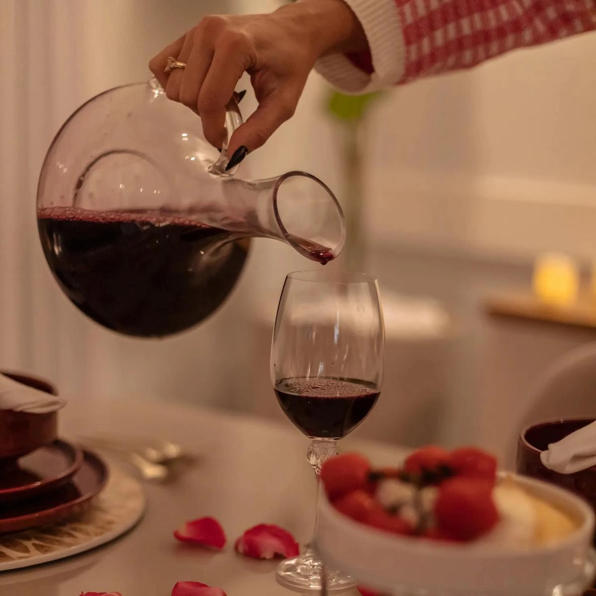 Decanter de vidro 1,5 L com alça - Rojemac