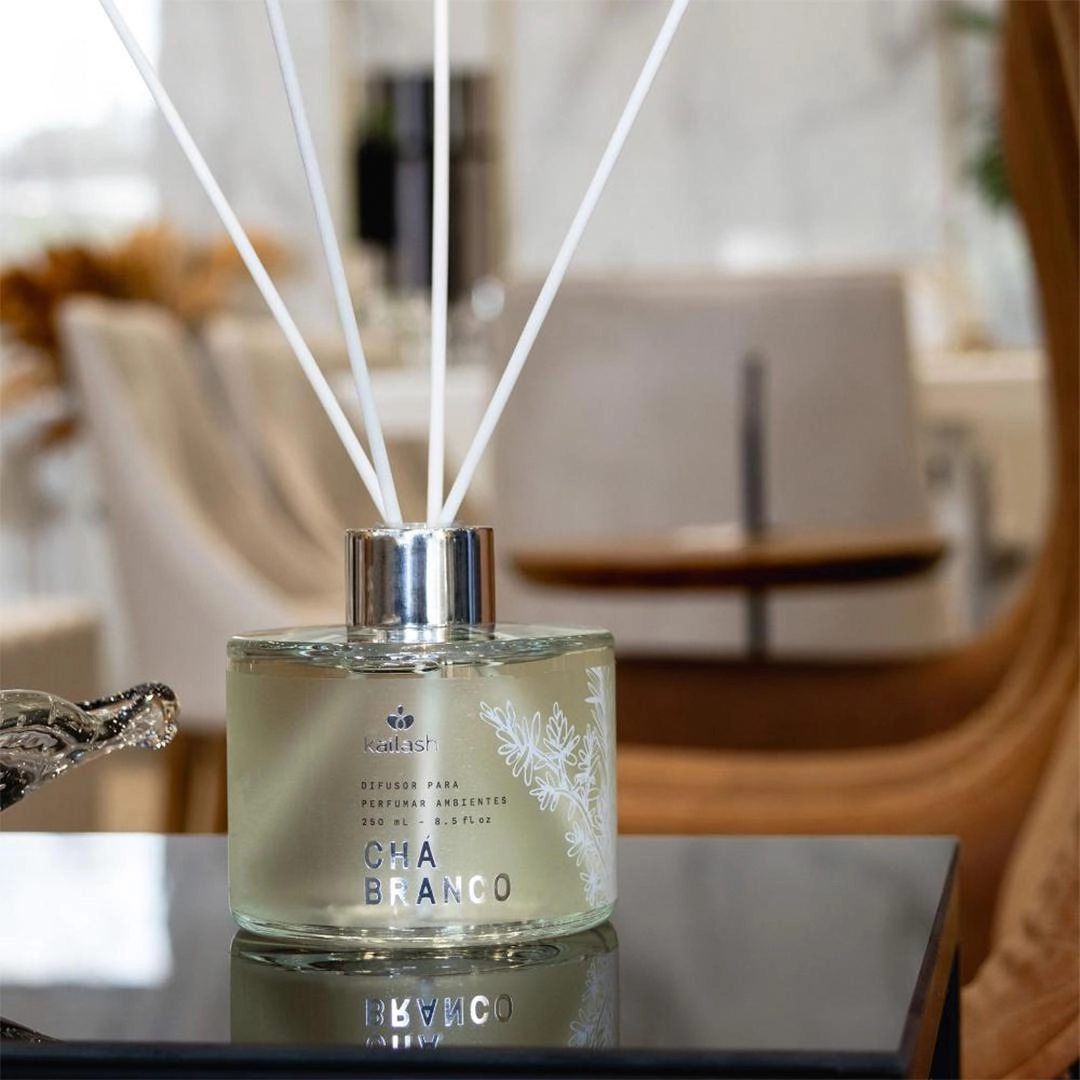 Difusor para perfumar ambientes Chá Branco 250 ml - Kailash