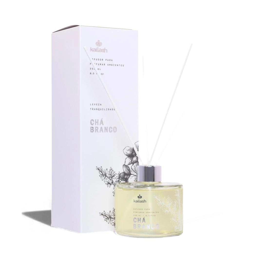 DIFUSOR PERFUMAR AMBIENTES CHA BRANCO 250ML CB01
