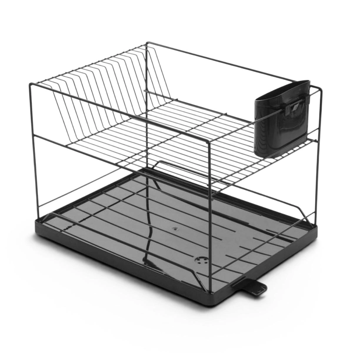 Escorredor de louças duplo Dry preto - Forma